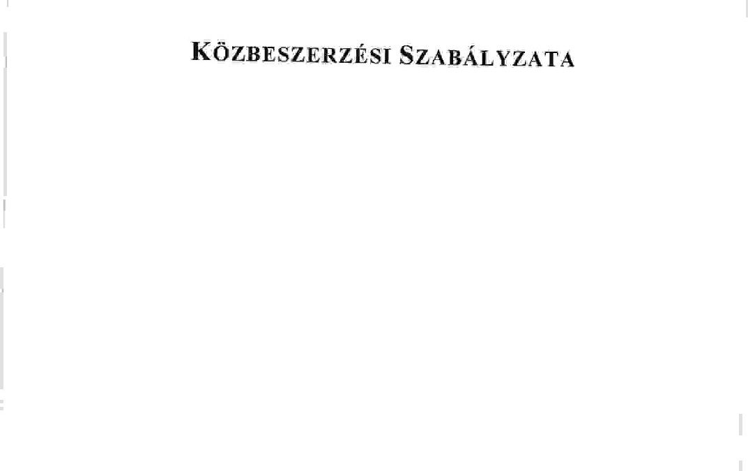 kozbeszerzesi-szabalyzat