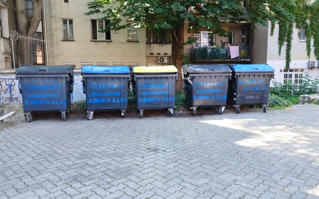 Rendezettebb lett a Citrom utcai hulladékgyűjtő pont és környezete