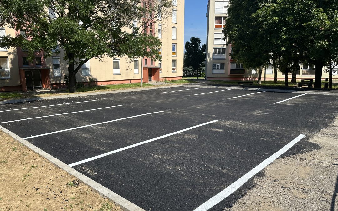 10 férőhellyel bővült a Polgárszőlő utcai parkoló